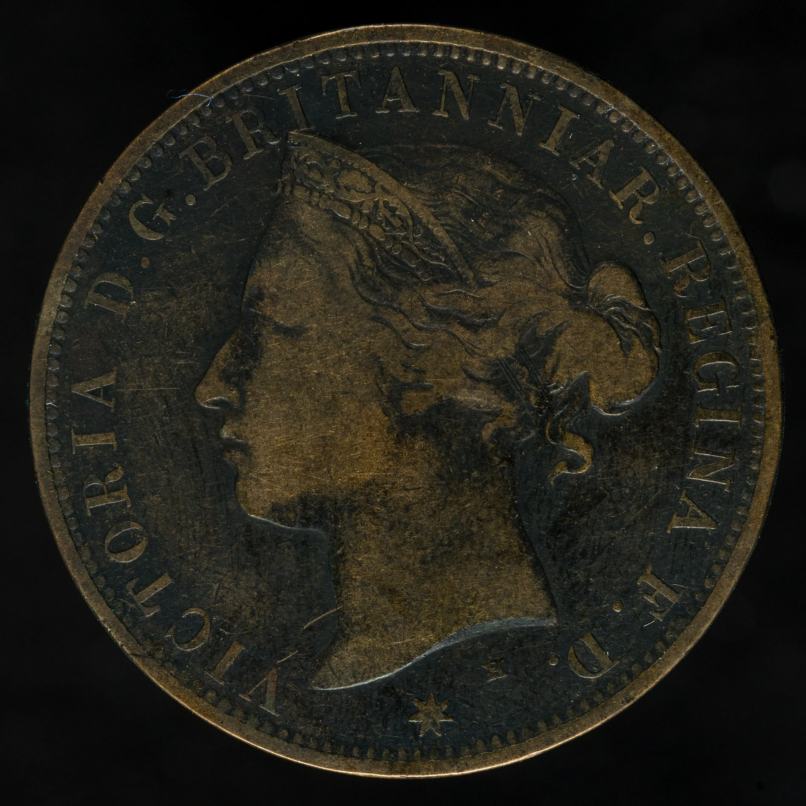 1 12 Shilling, 1877, Victoria, Jersey. 1877 barcode 800000093636