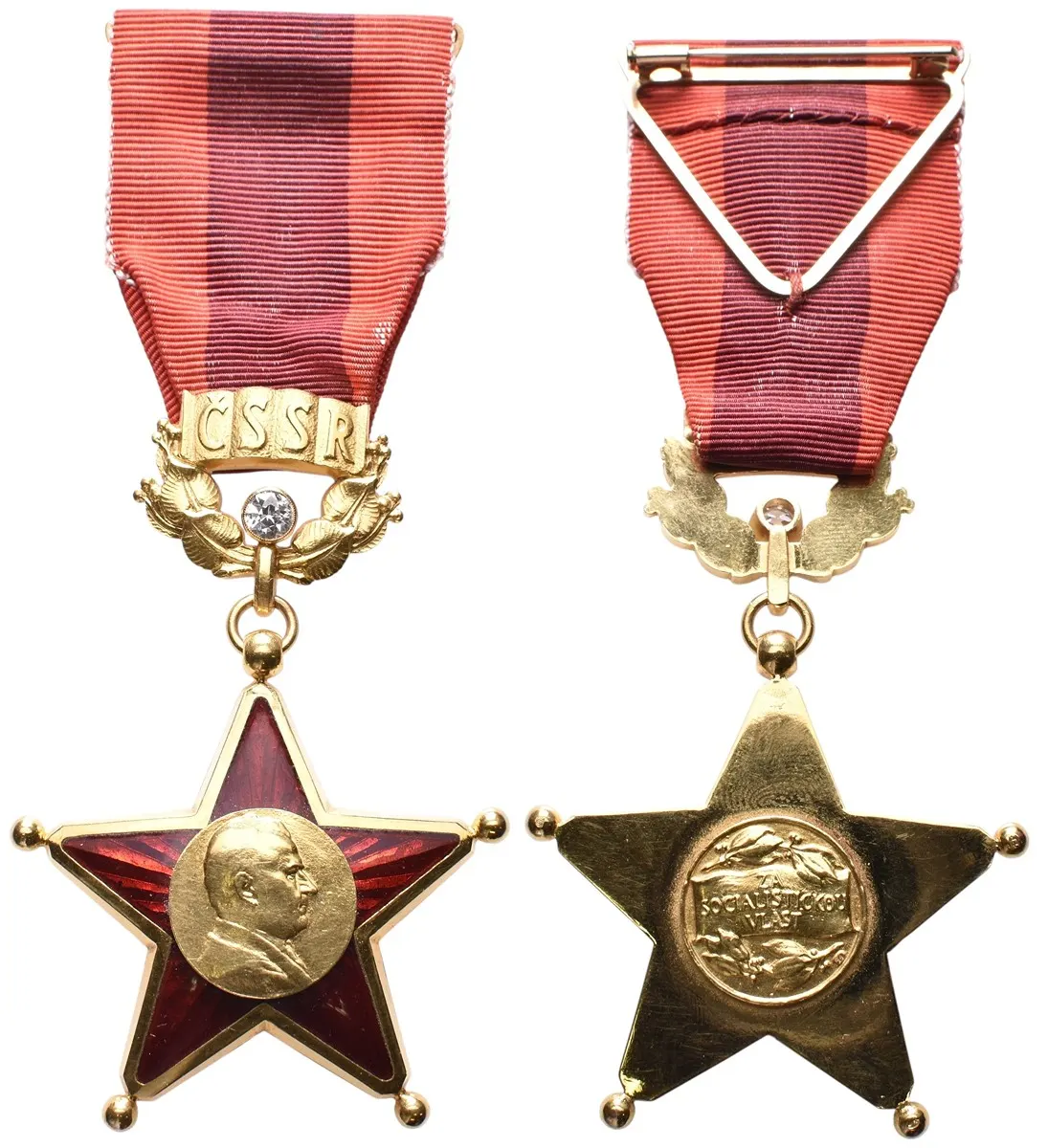 Řád Klementa Gottwalda č. 71 z 60. eAukce AUREA Numismatika